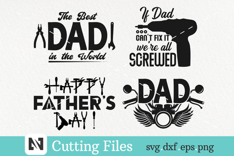 Happy Father's Day Svg, The Best Dad Svg, Dad Svg Bundle SVG Pinoyart Kreatib 