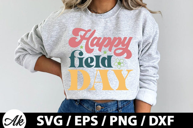 Happy field day Retro SVG SVG akazaddesign 