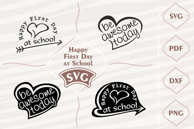 Happy First Day at School - SVG bundle SVG Digital Mojito 