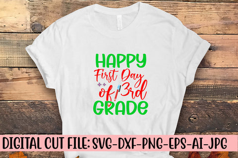 Happy First Day Of 3rd Grade SVG Cut File SVG Syaman 