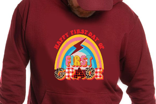 Happy First Day Of First Grade Sublimation SVGArt 