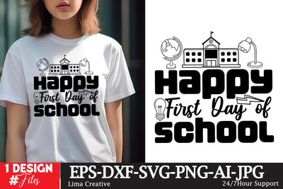 Happy First Day Of School SVG Cute File SVG Insomnia Std 