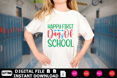 Happy First Day Of School SVG Shahin alam 