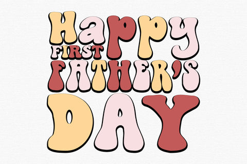 Happy First Father s Day-01 SVG designartist 