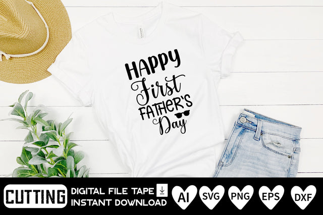 Happy First Father s Day SVG CraftlabSvg29 
