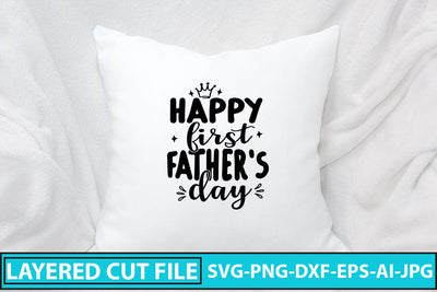 Happy First Father's Day SVG Cut File SVG Syaman 