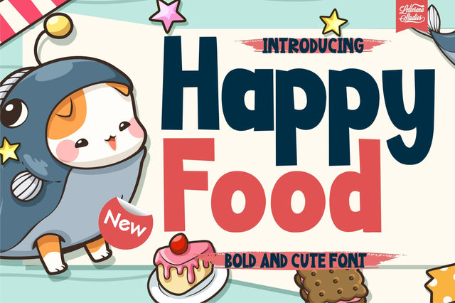 Happy Food Font Letterena Studios 