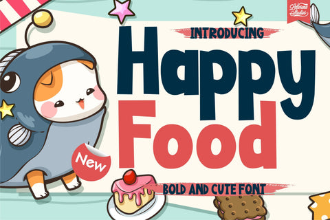 Happy Food Font Letterena Studios 