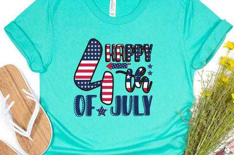 Happy Fourth Of July Sublimation SVGArt 