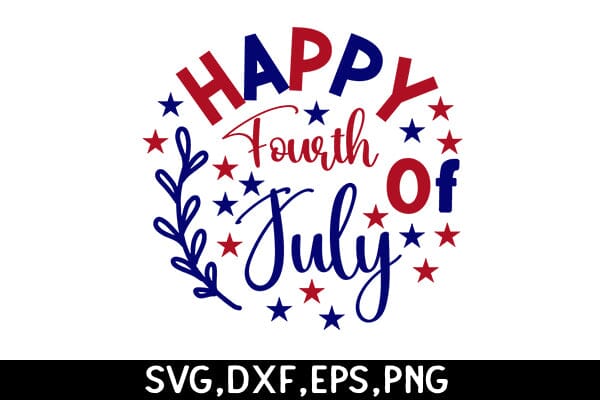 Happy Fourth Of July SVG Angelina750 