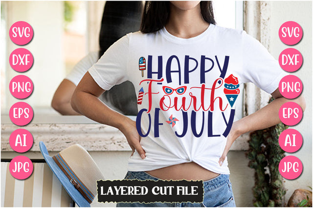 Happy Fourth Of July SVG Cut File SVG Newmockups 
