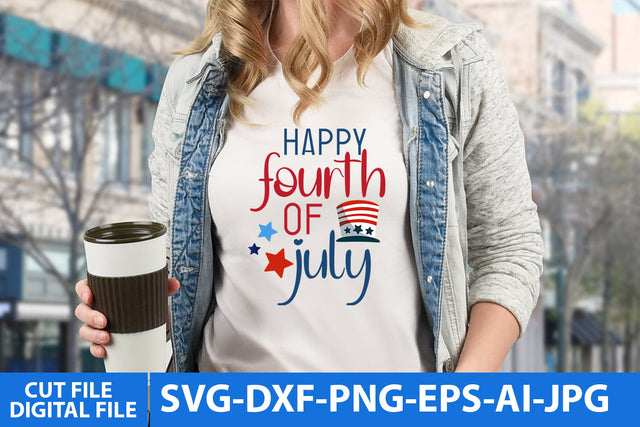 happy fourth of july SVG Cut Files SVG BlackCatsMedia 