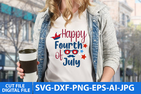 happy fourth of july SVG Cut Files SVG BlackCatsMedia 
