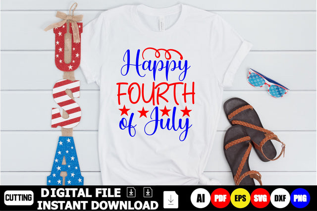 Happy Fourth Of July SVG Shahin alam 