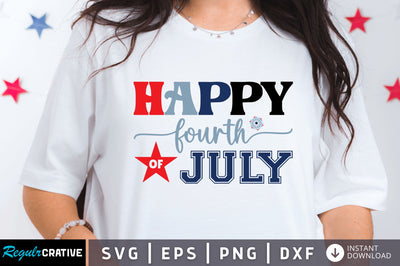 Happy fourth of july SVG SVG Regulrcrative 
