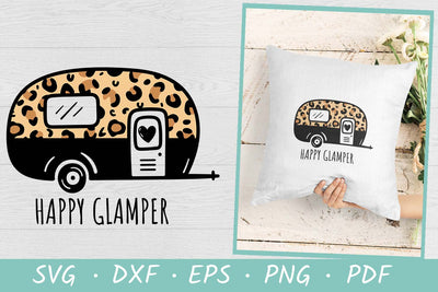 Happy Glamper SVG | Camping SVG| Camper signs SVG SVG Irina Ostapenko 