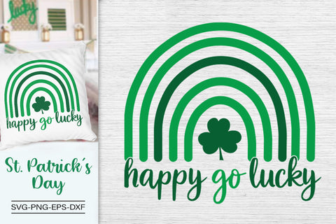 Happy Go Lucky, St. Patrick's Day Svg SVG SvgMonkeys 
