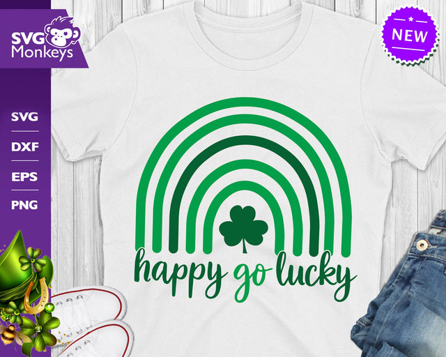 Happy Go Lucky, St. Patrick's Day Svg SVG SvgMonkeys 