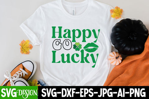Happy Go Lucky SVG Cut File SVG BlackCatsMedia 