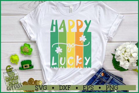 Happy Go Lucky SVG File SVG Crunchy Pickle 