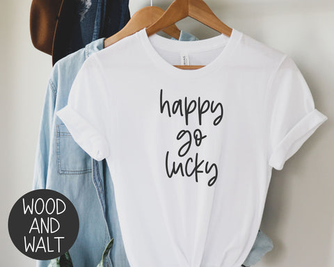 Happy Go Lucky SVG | St. Patrick's Day Cut File SVG Wood And Walt 