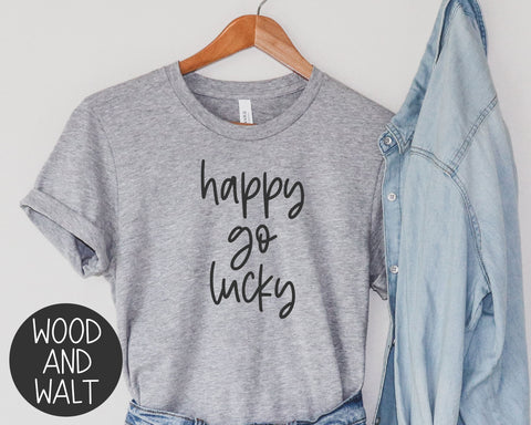 Happy Go Lucky SVG | St. Patrick's Day Cut File SVG Wood And Walt 