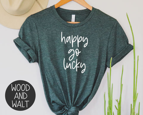 Happy Go Lucky SVG | St. Patrick's Day Cut File SVG Wood And Walt 