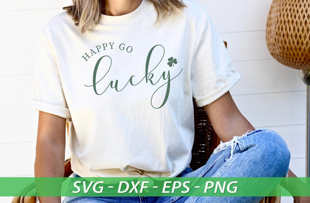 Happy Go Lucky Svg, St Patricks Day Svg, Lucky Rainbow Svg, Lucky Shirt Svg, Clover Svg, Irish Svg, Shamrock Svg, girls Lucky T-Shirt Svg SVG MD mominul islam 