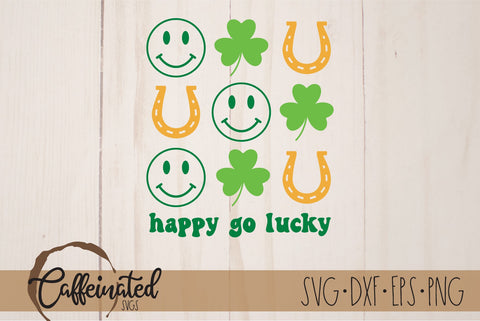 Happy Go Lucky svg SVG Caffeinated SVGs 