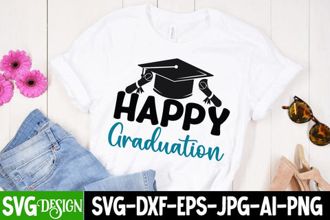 Happy Graduation SVG Cut File, Happy Graduation Sublimation Design, Graduation SVG Bundle ,Graduation SVG 2023 , Teacher SVG Design ,Class Of 2023 SVG Cut File SVG BlackCatsMedia 