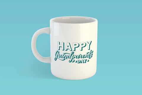 Happy Grandparents Day 3d lettering Sublimation LaBelezoka 