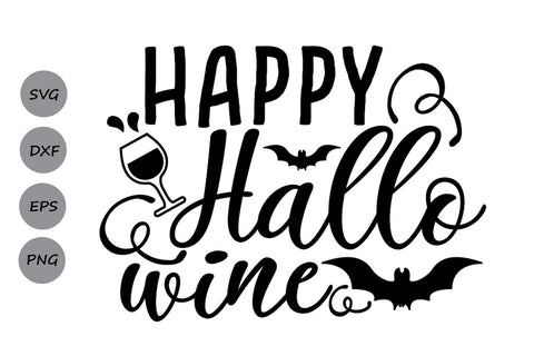 Happy Hallo wine| Halloween SVG Cutting Files SVG CosmosFineArt 