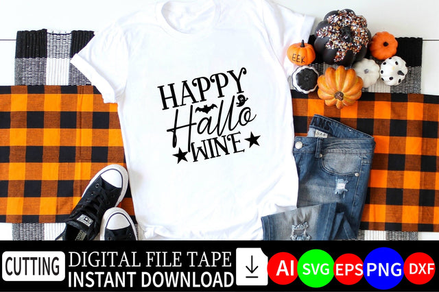 Happy Hallo Wine SVG CraftlabSvg29 
