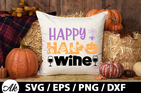 Happy hallo wine svg SVG akazaddesign 