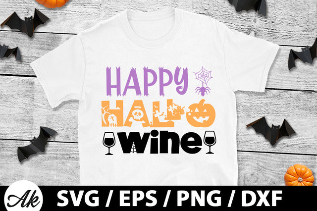 Happy hallo wine svg SVG akazaddesign 