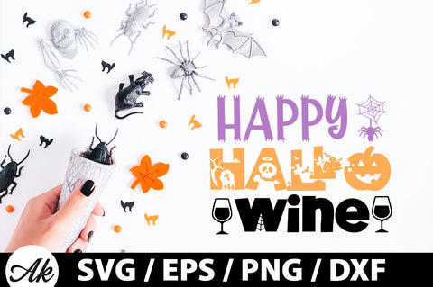 Happy hallo wine svg SVG akazaddesign 
