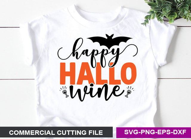 Happy hallo wine SVG SVG CraftingStudio 