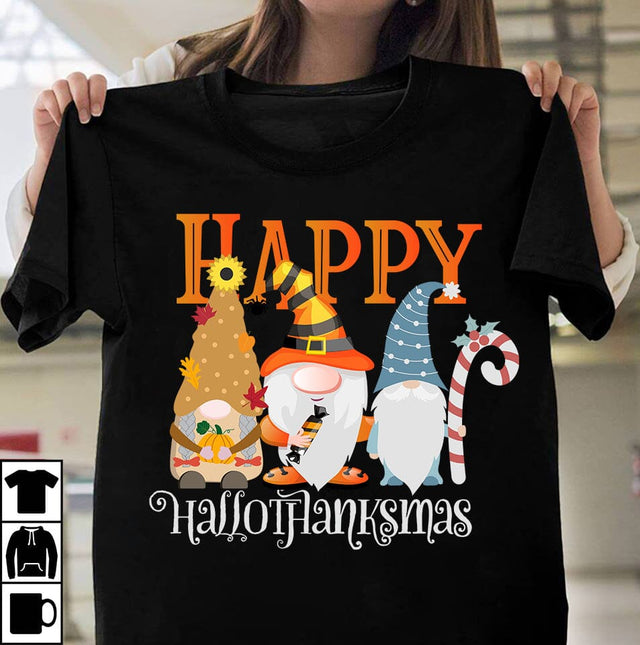 Happy Hallothanksmas SVG Cut File,Happy Hallothanksmas Sublimation Design, Halloween SVG bundle, Halloween Quotes SVG ,Halloween SVG Sublimation Design, Trick or Treat SVG SVG BlackCatsMedia 
