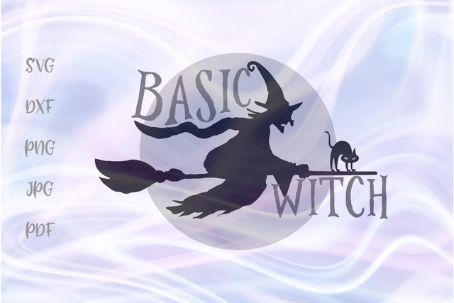 Happy Halloween Basic Witch SVG, PNG, DXF, PDF, JPG SVG Digitals by Hanna 