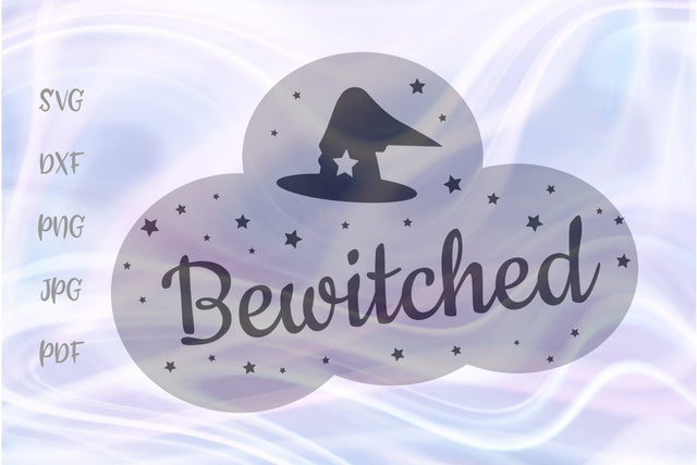 Happy Halloween Bewitched SVG, PNG, DXF, PDF, JPG SVG Digitals by Hanna 