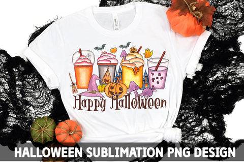 Happy Halloween Coffee Sublimation SVG fokiira 
