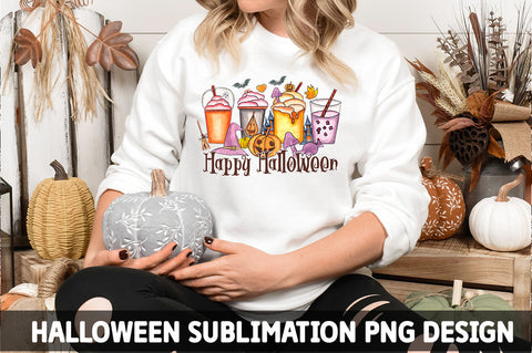 Happy Halloween Coffee Sublimation SVG fokiira 