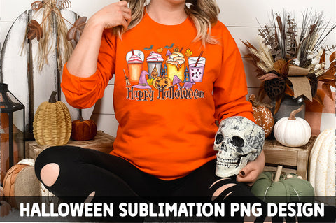 Happy Halloween Coffee Sublimation SVG fokiira 