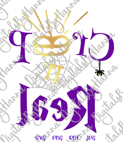 Happy Halloween Creep it Real Print & Cut SVG Digitals by Hanna 