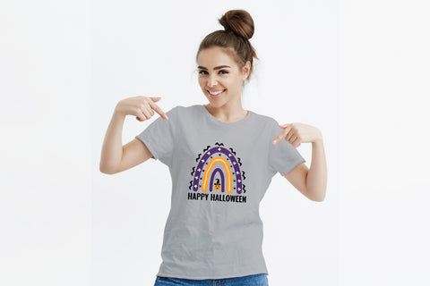 Happy Halloween. Cute Halloween rainbow SVG cut file SVG LaBelezoka 