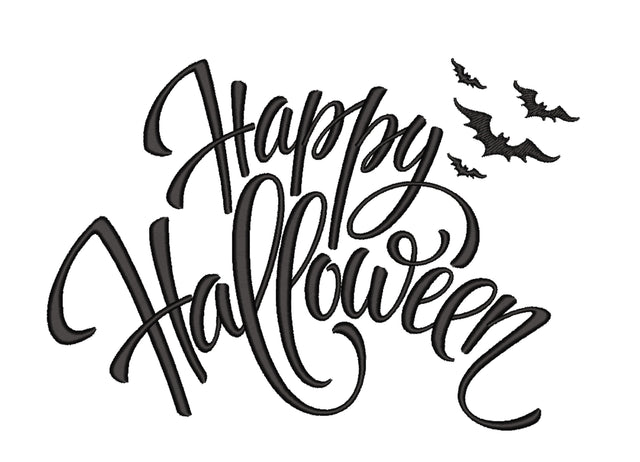 Happy Halloween Embroidery Design Embroidery/Applique DESIGNS Nino Nadaraia 