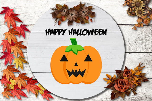 Happy Halloween Evil Pumpkin SVG Sublimatiz Designs 