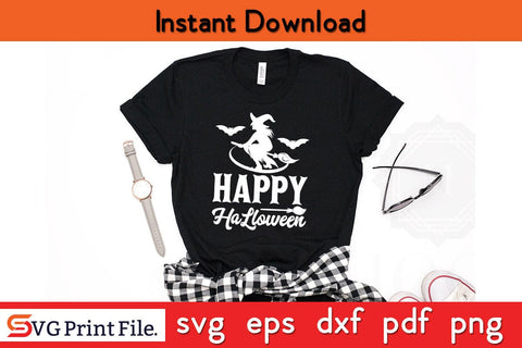 Happy Halloween Funny Halloween SVG PNG Craft Cut File SVG SVG Print File 