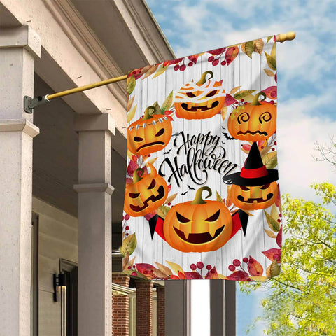 Happy Halloween Garden Flag - 12x18 Garden Flag Sublimation Design Download PNG File Instant Download Sublimation CaldwellArt 