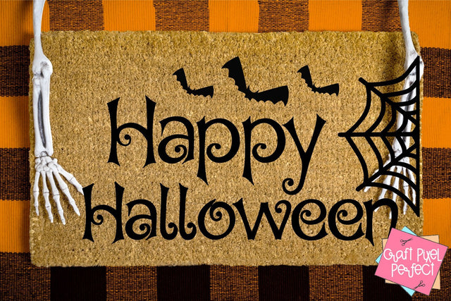Happy Halloween, Halloween Doormat Svg, Halloween Svg, Fall Svg, Welcome Svg SVG Craft Pixel Perfect 